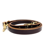 Walnut - Classic Leather Dog Leash