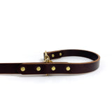 Walnut - Classic Leather Dog Leash