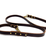 Walnut - Classic Leather Dog Leash