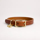 Mahogany - Classic Leather Dog Collar