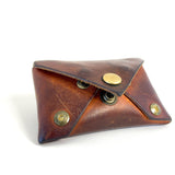 Undyed Leather Envelope Wallet