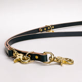 Dark Forest Green - Classic Leather Dog Leash