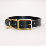 Dark Forest Green - Classic Leather Dog Collar