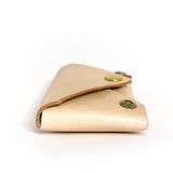 Undyed Leather Envelope Wallet