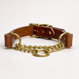 Leather Martingale Dog Collar